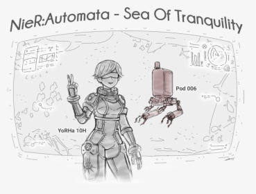 Nier Automata 10h, HD Png Download, Free Download