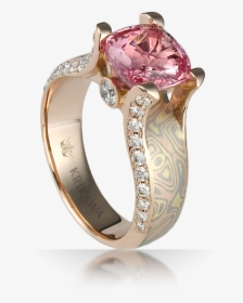 Mokume Engagement Ring, HD Png Download, Free Download