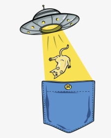 Cat Getting Abducted By Alien, HD Png Download, Free Download