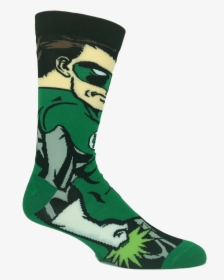 Dc Comics Green Lantern 360 Superhero Socks - Sock, HD Png Download, Free Download