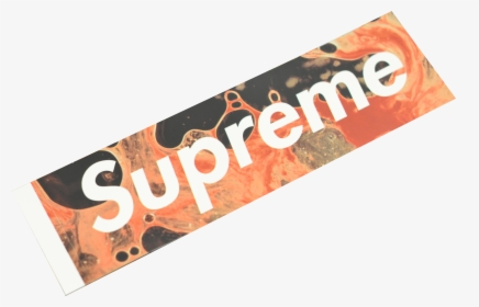 Image Of Supreme Blood And Semen Box Logo Sticker - Supreme Akira Sticler Png, Transparent Png, Free Download