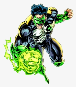 Related Image Green Lantern Kyle Rayner, Green Lantern - Green Lantern Comic Render, HD Png Download, Free Download
