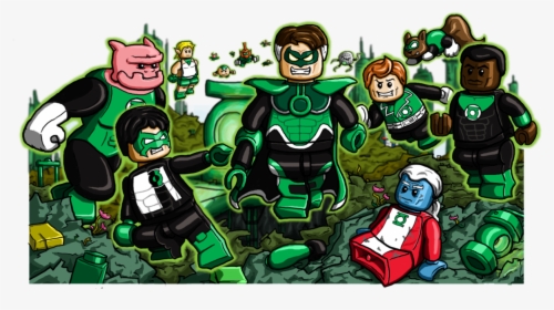 Lego Green Lantern Png - Lego Flickr Green Lantern, Transparent Png, Free Download