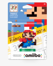 8 Bit Mario Amiibo, HD Png Download, Free Download