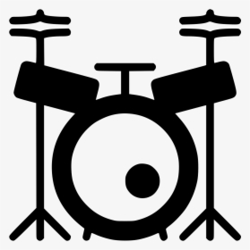 Drum Set - Drum Set Icon Png, Transparent Png, Free Download