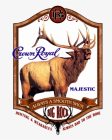 Value Rock Short Sleeve Crown Royal - Elk, HD Png Download, Free Download