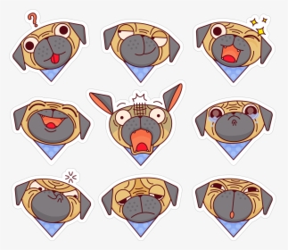 Dog Sticker Face, HD Png Download, Free Download