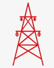Transmission Tower 1 Clip Arts - Many Triangles Are There In A Star, HD Png Download, Free Download