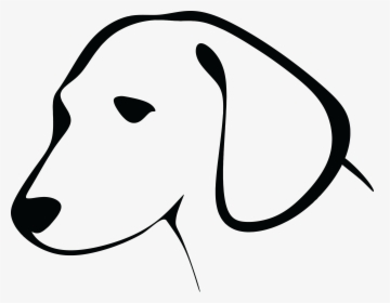 Transparent Doge Face Png - Dog Head Black And White, Png Download, Free Download