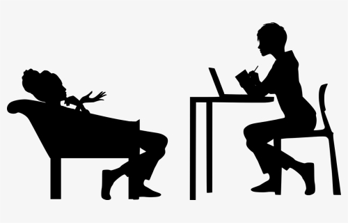People Eating Silhouette Png, Transparent Png, Free Download