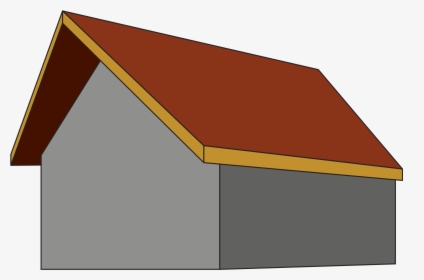 Transparent House Roof Png - Winged Gable Roof, Png Download, Free Download