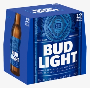 Bud Light 12 Bottles, HD Png Download, Free Download