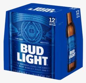 Bud Light 12 Pack 12 Oz Bottles, HD Png Download, Free Download