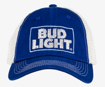 Bud Light Bling Hat- Blue Trucker - Bud Light Lsu Purple Hat, HD Png Download, Free Download