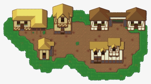 Preview - Pixel Art Thatched Roof, HD Png Download, Free Download