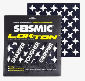 Seismic 36-grit Lokton Ninja Star Grip Tape - Ninja, HD Png Download, Free Download