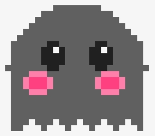 Ideas Pixilart Cute Ghost Pixel Artanonymous Combination - Pac Man Spunky, HD Png Download, Free Download