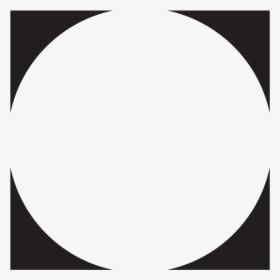 White Square With Circle Cut Out , Png Download - Black Square With White Circle Logo, Transparent Png, Free Download
