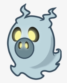 Floating Whisper Ghost Mascot - Angry Birds Ghost Pig, HD Png Download, Free Download