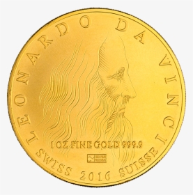 Da Vinci Gold Coin - Coin, HD Png Download, Free Download
