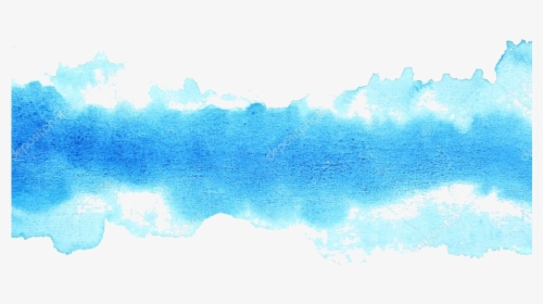 Transparent Blue Gradient Png - Watercolour Painting Brush Strokes, Png Download, Free Download