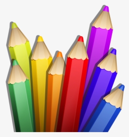 Craft Clipart Crayon - Pencil Colour Clip Art, HD Png Download, Free Download