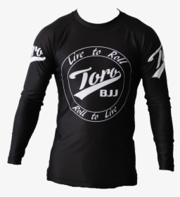 Toro Bjj Fade To Black Rash Guard - Long-sleeved T-shirt, HD Png Download, Free Download