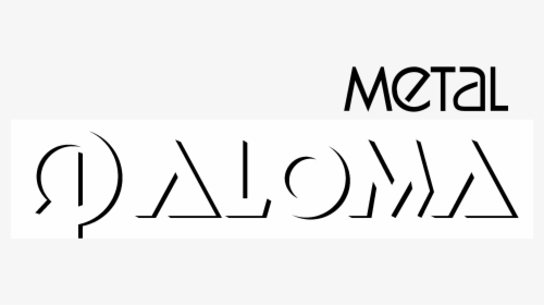 Paloma Metal Logo Black And White - Line Art, HD Png Download, Free Download