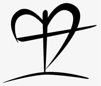 Heart And Cross Png, Transparent Png, Free Download