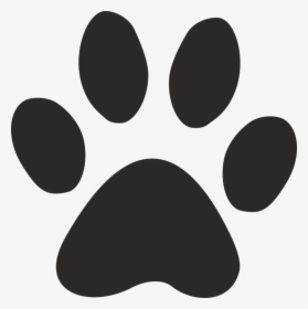 Cat Paw Print Stencil - Cat Paw Png, Transparent Png, Free Download