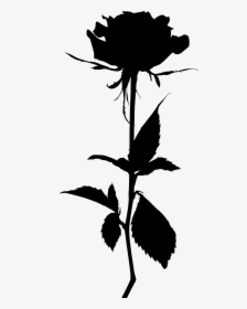Flower Silhouette - Demi Lovato Tell Me You Love Me Rose, HD Png Download, Free Download