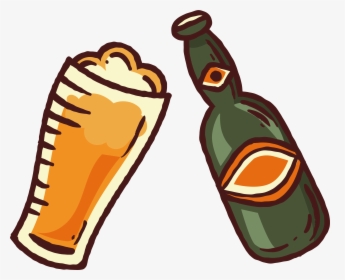 Clip Art Beer Cheers Clipart - Beer Bottle Clipart Cheers Png, Transparent Png, Free Download