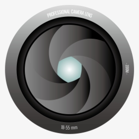 Clip Art Photographic Film Lens Shutter - Camera Lens Aperture Png, Transparent Png, Free Download