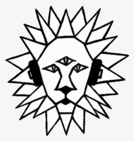Third Eye Lion - Outline Sun Clip Art, HD Png Download, Free Download