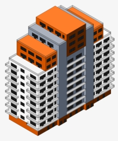 Transparent Buildings Isometric - 3d Isometric Building Png, Png Download, Free Download