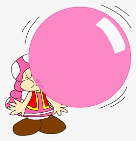 Gum Clipart Pink - Big Bubble Gum Png, Transparent Png, Free Download