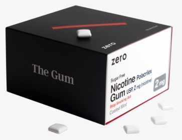 Nicotine Gum - Box - Zero Sugar Free Nicotine Gum, HD Png Download, Free Download