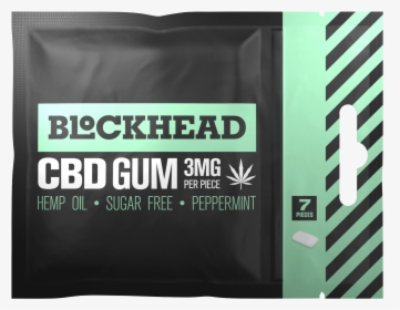 Blockhead Cbd Gum - Bag, HD Png Download, Free Download