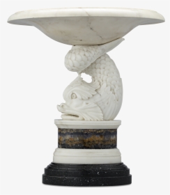 George Iii Marble And Blue John Dolphin Tazza - Statue, HD Png Download, Free Download