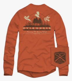 L/s Upland Collection T-shirt Spice - Over Under L S Blue Ridge Trout T Shirt, HD Png Download, Free Download