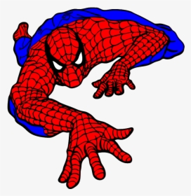 Spider-man Scalable Vector Graphics Clip Art Superhero - Free Spiderman Svg Files, HD Png Download, Free Download