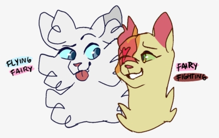Cloudtail And Brightheart - Warrior Cats Pokemon Types, HD Png Download, Free Download