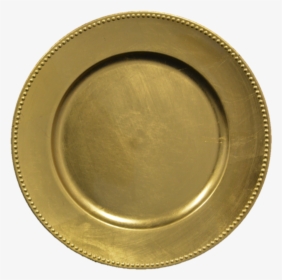 Golden Plate Top View, HD Png Download, Free Download