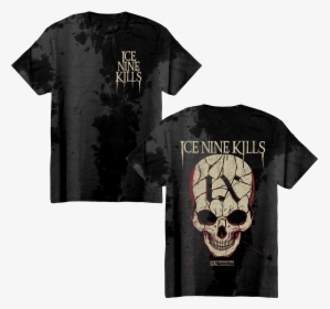 Cracked Skull Dye Tee"  Class="lazyload Lazyload Fade - Ice Nine Kills Hoodie, HD Png Download, Free Download