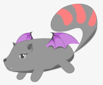 Bat Cat Flight Illustration - Bat, HD Png Download, Free Download