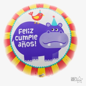Hippo Birdie Feliz Cumpleaños 18 In* , Png Download - Circle, Transparent Png, Free Download