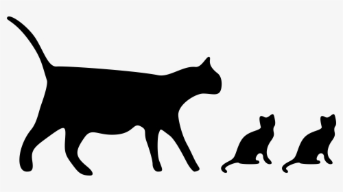 Clip Art Free Library Icons Big Image Png - Easy Black Cat Draw, Transparent Png, Free Download