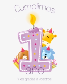 Un Año - Happy 1st Birthday Png, Transparent Png, Free Download