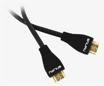 High Speed Hdmi Cable Supports 3d, Ethernet, & Audio - Aux Cord Png, Transparent Png, Free Download