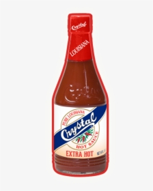Crystal Extra Hot Sauce 6oz - Crystal Hot Sauce, HD Png Download, Free Download